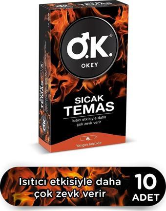 Okey Sıcak Temas Prezervatif 10'lu