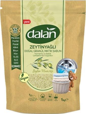 Dalan Doğal Granül Zeytinyağlı Sabun 1KG