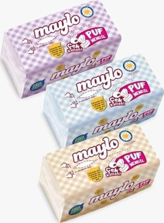 Maylo Puf Mendil 100 Yaprak 10'lu Paket Toplam 1000 Yaprak Puf