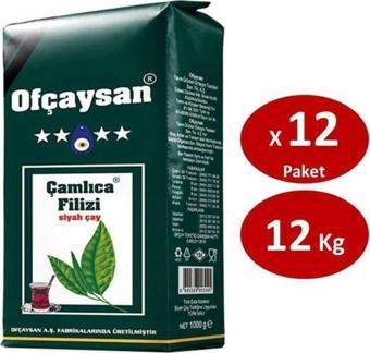 Ofçay Çamlıca Filizi Çayı 1 kg x 12 Paket