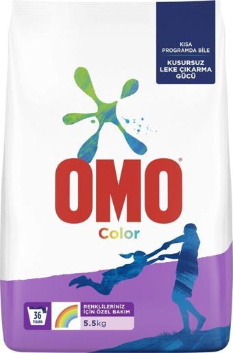 Omo Color Toz Çamaşır Deterjanı 36 Yıkama 5.5 Kg