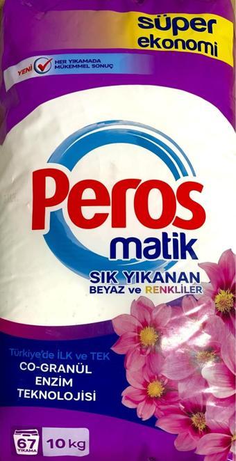 Peros Matik Beyazlar ve Renkliler 10 kg