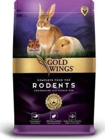 Gold Wings Premium Tavşan Hamster Kemirgen Yemi 1 kg x 5 Adet