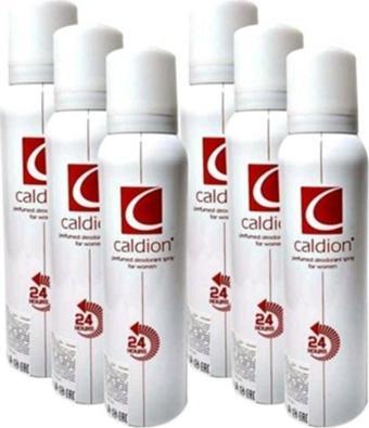 Caldion Kadın Sprey Deodorant 6 x 150 ML