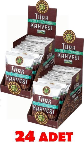 Kahve Dünyası Orta Kavrulmuş Türk Kahvesi 24 x 100 G