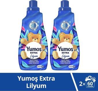 Yumoş Extra Konsantre Çamaşır Yumuşatıcısı Lilyum 2 x 1440 ML