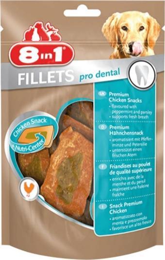 8 in 1 Fillets Pro Breath Nefes Tazeleyici Köpek Ödülü 80 gr Small