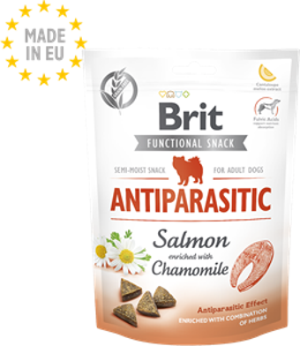 Brit Care Antiparasitic Somonlu ve Papatyalı Antiparaziter Köpek Ödülü 150 gr