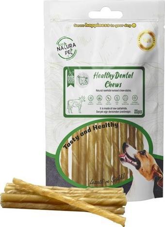 Eco Natura Pet Healty Dental Chews Natural Burgu Kemik 13Cm 25Li 150Gr