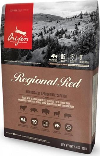 Orijen Regional Red Tahılsız Kırmızı Etli Kedi Maması 5,4 Kg