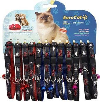 EuroCat Balık Desenli Çıngıraklı Kedi Boyun Tasması 12'li