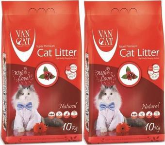 VanCat NATURAL CAT LITTER 10 KG 2 Adet