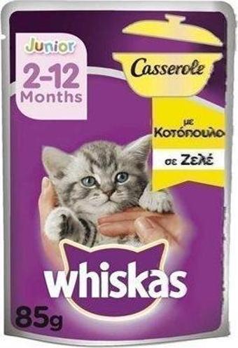Whiskas Pure Delight Tavuklu Yavru Kedi Maması 85 gr