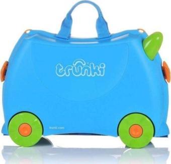 Trunki Binilebilen Mavi Terrance Çocuk Bavulu