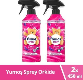 Yumoş Sprey Yıkaması Zor Eşyalar Için Orkide 2 x 450 ml