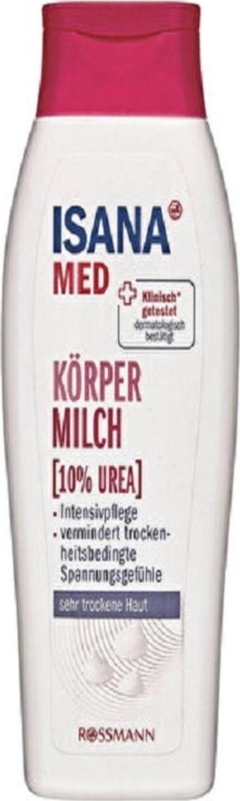 Isana Med Vücut Sütü %10 Üre Içerikli, Çok Hassas Cilt 250 ml