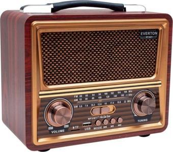 ULTRATEKNO Bluetooth Hoparlör Nostaljik Radyo Sd/usb/fm Şarjlı Radyo Mp3 Çalar