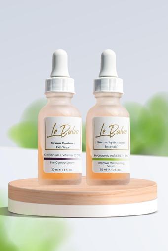 Le Balvo Yaşlanma Karşıtı Serum (retinol %1 Colagen) + Nemlendirici Bakım Serumu (hyaluronic Acid %3 B5)