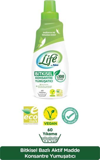 Life By Fakir %100 Bitkisel Bazlı Konsantre Çamaşır Yumuşatıcısı 1500 ml