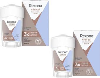 Rexona Clinical Protection Shower Clean Deodorant 45 ml 2 Adet