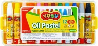 Toru 12 Renk Yağlı Pastel Boya