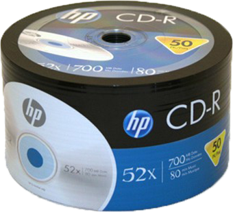 Hp Cd-R 700 Mb 80 Min 52X Shrink 50 Li