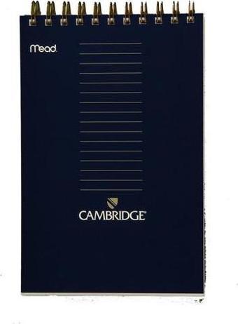 Mead Cambridge Çizgili Bloknot A6 70 Yaprak Sarı