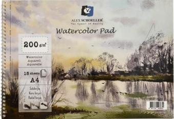 Alex Schoeller Watercolor Pad Suluboya Defteri A4 200 gr