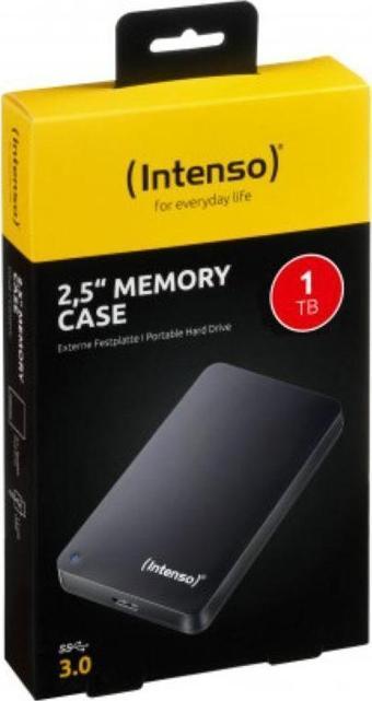 INTENSO 2.5" 1TB HARİCİ USB3.0 SİYAH TAŞINABİLİR DİSK 6023560