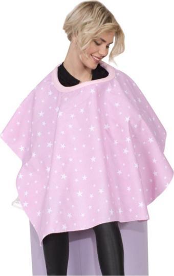 Sevi Bebe Anne Emzirme Örtüsü Önlüğü Art-6280 Pembe Yıldız
