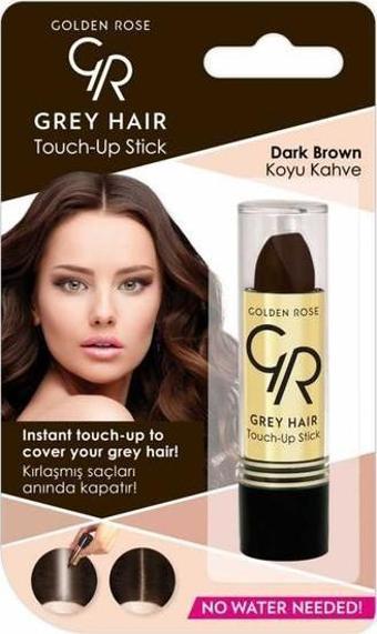 Golden Rose Grey Hair Beyaz Saç Kapatıcı Stick 02-Koyu Kahve