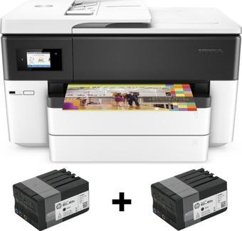 Hp Officejet Pro 7740 Geniş Format All-İn-One A3 Yazıcı1 Set Orjinal Kartuş