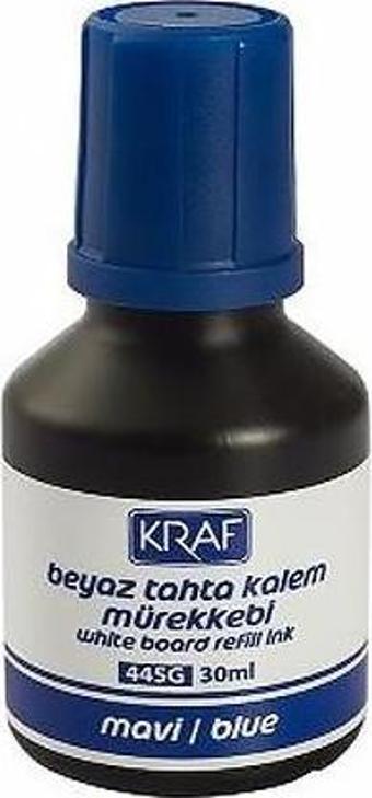 Kraf Beyaz Tahta Kalemi Mürekkebi Mavi 30 ml