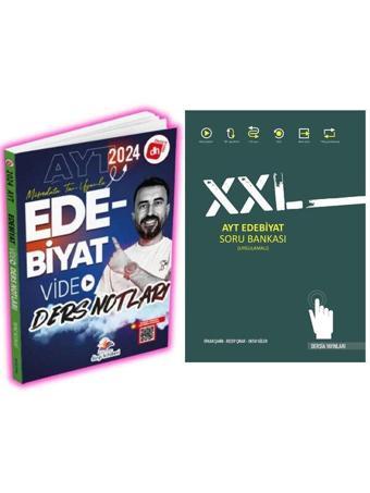 Dersia 2024 XXL AYT Edebiyat Soru ve Dizgi AYT Edebiyat Video Ders Notları 2 li Set - Dizgi Kitap Yayınları