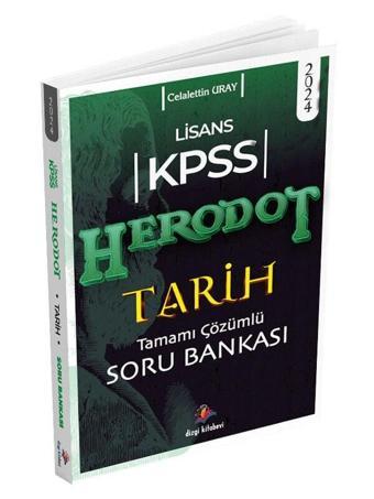 Dizgi Kitap 2024 KPSS Tarih Herodot Soru Bankası Çözümlü - Celalettin Uray - Dizgi Kitap Yayınları