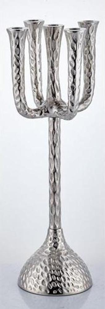 Lamedore Cactüs Large Candle Stand 5 Lights Nickel17X17X58 cm