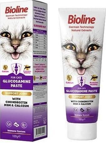 Bioline Eklem Sağlığı için Glucosamine Paste Kedi Macunu 100 Gr