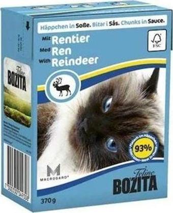 Bozita Ren Geyik Etli Yetişkin Konserve Kedi Maması 370 Gr