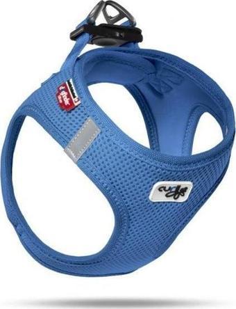 Curli Vest Air-Mesh Köpek Göğüs Tasması Mavi Xxsmall 30-35 Cm