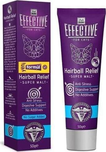 Delibon Effective Hairball Tüy Yumağı Önleyici Kedi Malt Macunu 50 Gr