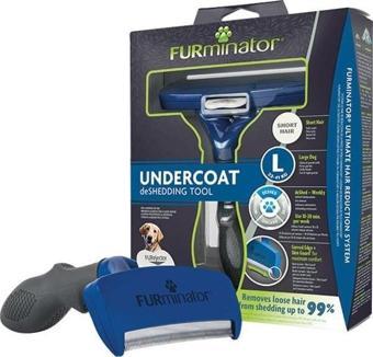Furminator Temizlenebilir Kısa Tüylü Köpek Tüy Tarağı Large