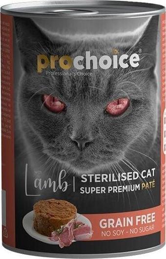 Pro Choice Sterilised Kuzulu Kısırlaştırılmış Konserve Kedi Maması 400 Gr