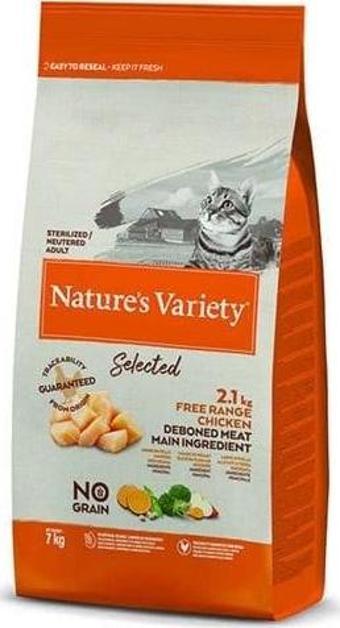 Nature's Variety Selected Tavuklu Tahılsız Kısırlaştırılmış Yetişkin Kedi Maması 1.25 Kg