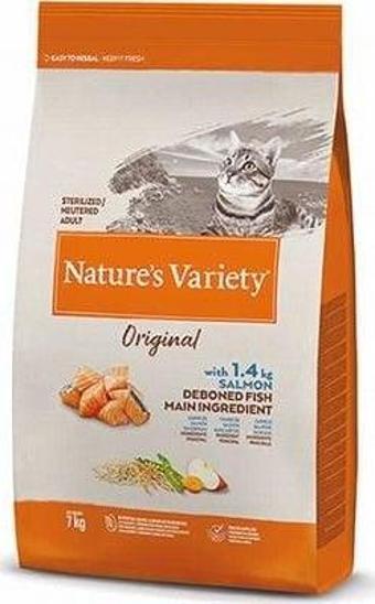 Nature's Variety Somonlu Kısırlaştırılmış Kedi Maması 7 Kg