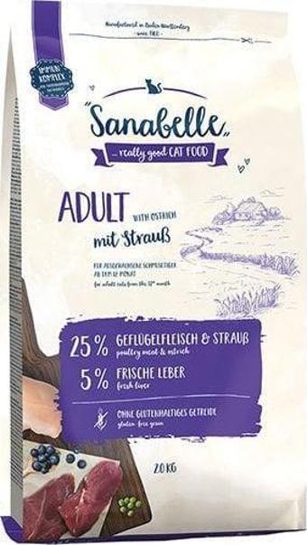 Sanabelle Ostrict Adult Tahılsız Deve Kuşu Etli Yetişkin Kedi Maması 2 Kg