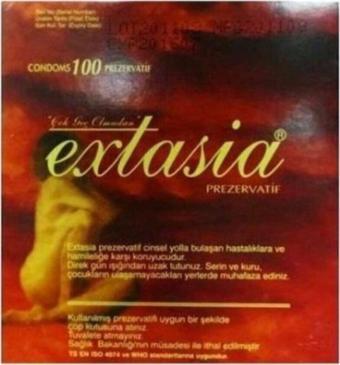 Extasia Kondom Klasik Prezervatif 100 Lü