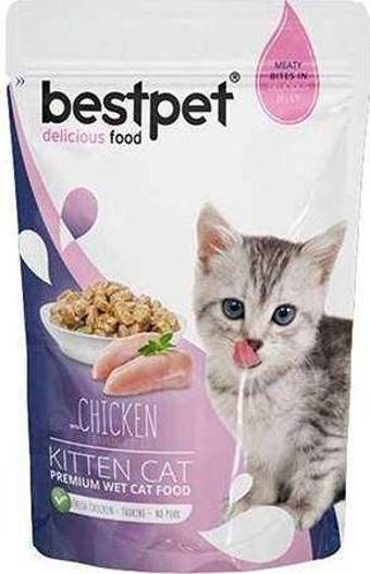 Bestpet Kitten Jelly Pouch Yavru Kedi Maması 85 Gr