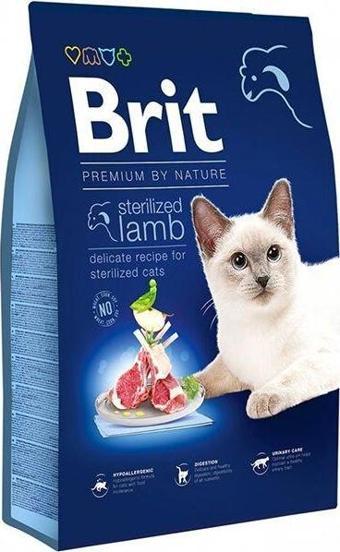 Brit Premium By Nature Sterilised Kuzu Etli Kısırlaştırılmış Yetişkin Kedi Maması 8 Kg