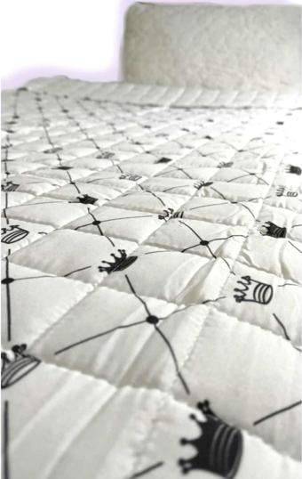 Taç Desenli Çift Taraflı 7kg 150x200 Ağır Yorgan/Battaniye