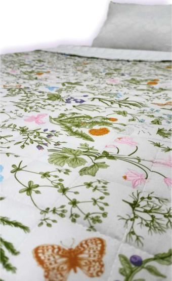 Çiçek Desenli Çift Taraflı 7kg 150x200 Ağır Yorgan/Battaniye